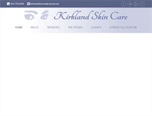 Tablet Screenshot of kirklandskincare.com